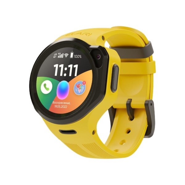 Часы детские Elari KidPhone 4GR M желтые